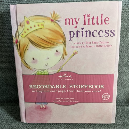 Hallmark My Little Princess Voice Recordable Pink Book Written Tom Shay-Zapien