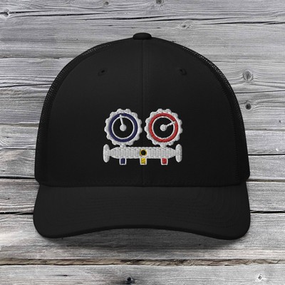 With Embroidered Gauges, Technician, Mechanic, Air Conditioning