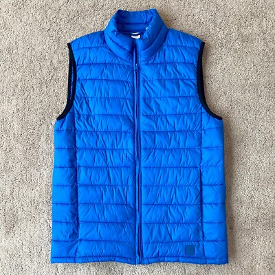 New Gap Kids Boys PrimaLoft Zip Puffer Vest, Blue, Size XXL $69.99 NWoT