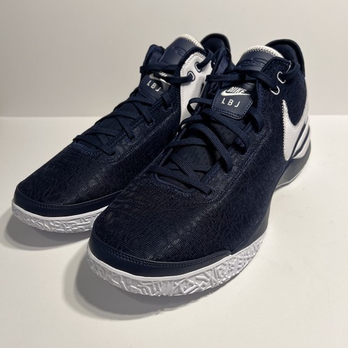 Men's 17 Nike Zoom LeBron NXXT Gen TB Navy White FN7092-402