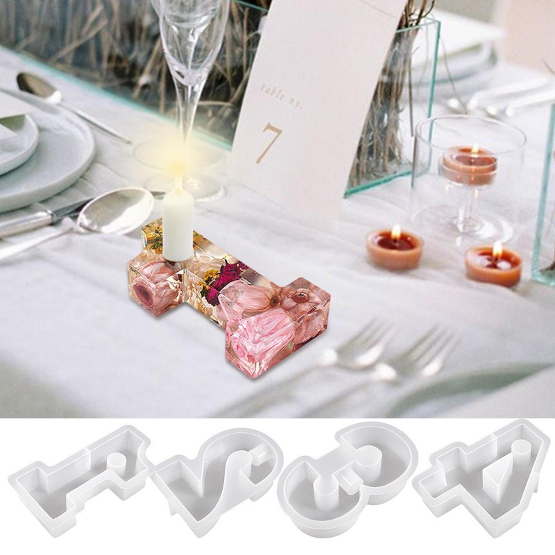 Resin Molds Candle Holder Plaster Resin Mould Silicone