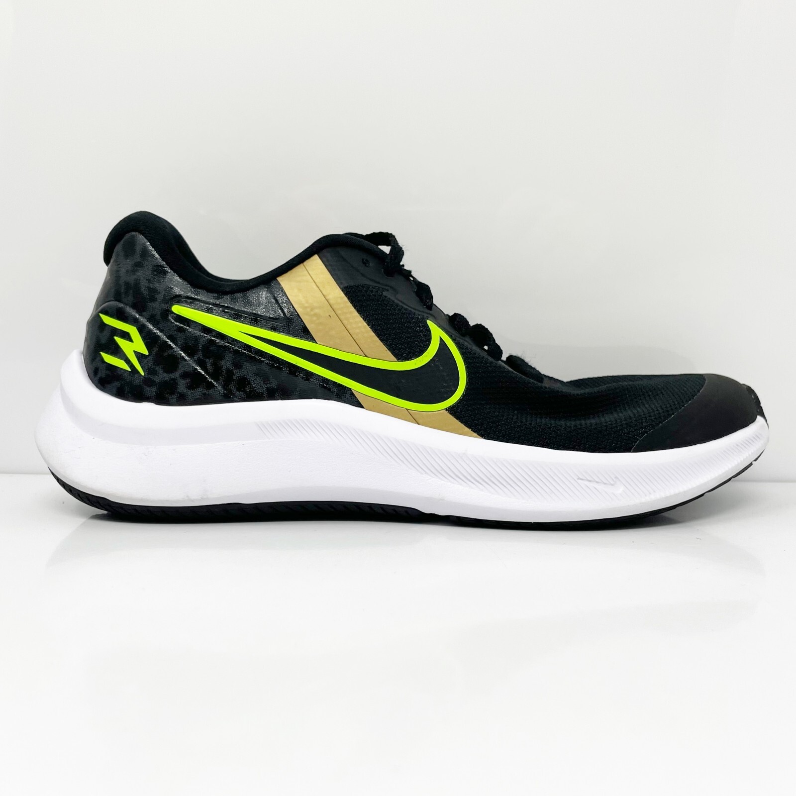 

Nike Boys Star Runner 3 DJ0720-001 Черные кроссовки для бега, размер 3,5 года, Черный, Star Runner 3