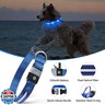 MASBRILL Led Dog Collar-Rechargeable Light Up Dog Collars Water-Resistant Lighted Dog Collar Flashing Glowing Dog Collar Night Walking Collar for Dogs