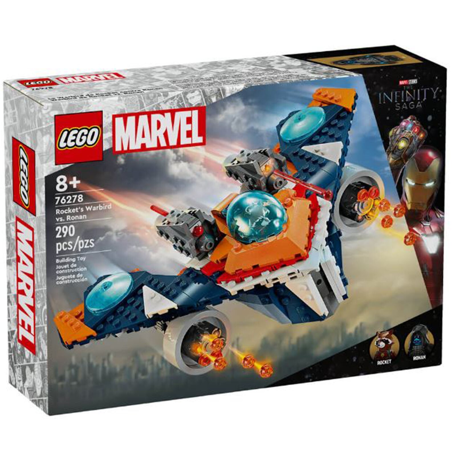 Конструктор LEGO Marvel Rockets Боевая птица против Ронана 76278 НОВЫЙ