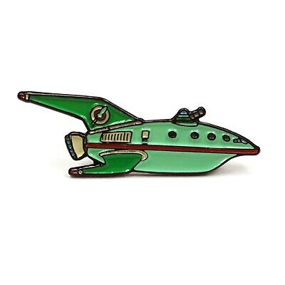 Futurama Planet Express Spaceship Enamel Pin Cartoon Heady Festival Hat Badge