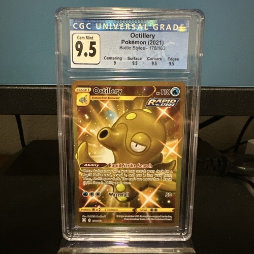Graded Gem Mint 9.5 - Octillery 178/163 - Battle Styles Holo