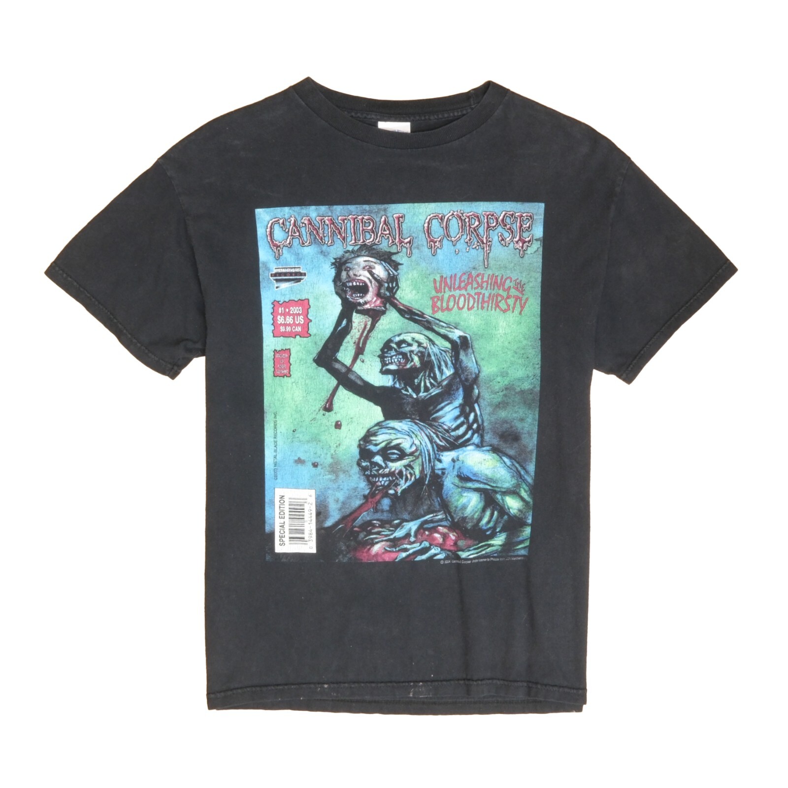 Vintage Cannibal Corpse Unleashing The Bloodthirsty T-Shirt