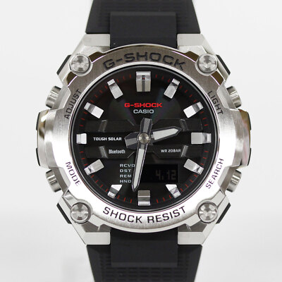 Pre-owned Casio G-shock Gst-b600-1ajf Solar Powered Mobile Link Function Bluetooth