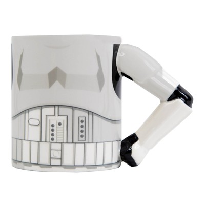 Star Wars Storm Trooper 3D Arm Tasse Kaffee Becher Keramik / 330ml / Weiß