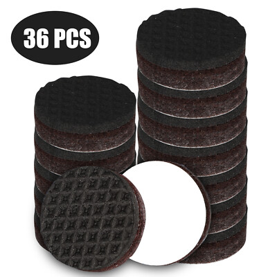 72Pcs Non-Slip Felt Pads For Furniture Chair Feet Leg Hardwood Floors Protectors