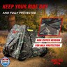 Badass Moto ATV Covers - Waterproof Heavy Duty, 4 Wheeler Quad Cover - Rip-Resistant, Night-Reflective - Camo Large 95