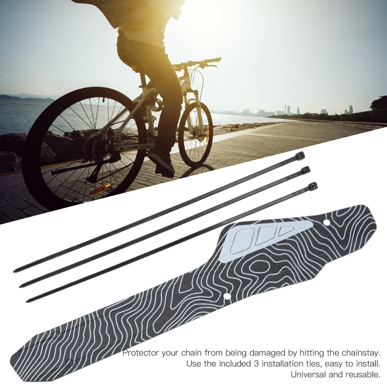 Chainstay Protector Mountain Bike Frame Chain Guard Pad Outdoor