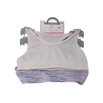 NWT Totally Tween 2 Pack Seamless Sports Bra