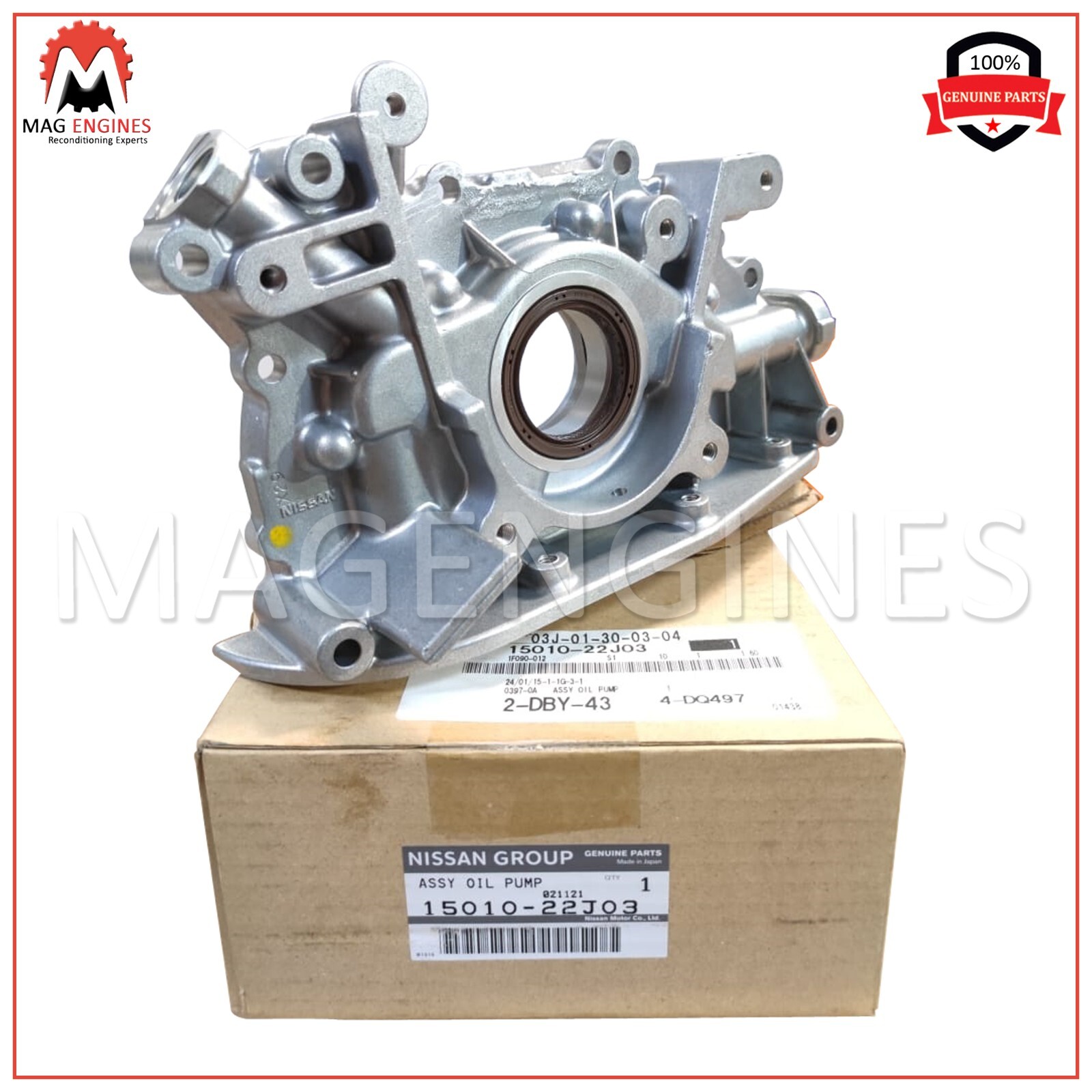15010-22J03 GENUINE OEM OIL PUMP ASSY RD28-TURBO FOR NISSAN 15010-22J03 GENUINE OEM OIL PUMP ASSY RD28-TURBO FOR NISSAN