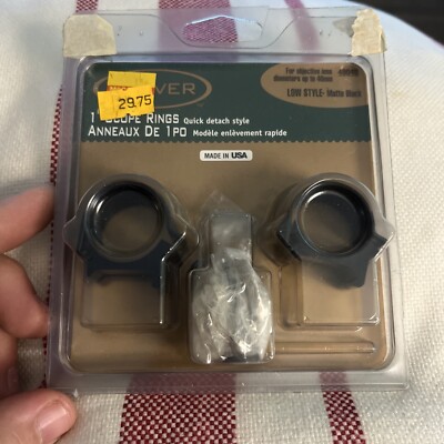 WEAVER TOP MOUNT SCOPE MOUNT 1'' LOW FITS UP TO 38MM LENS 49040