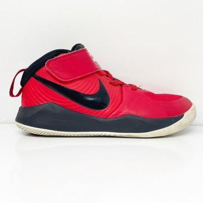 Nike Boys Team Hustle D 9 AQ4225-600 Красные баскетбольные кроссовки Кроссовки Размер 13C