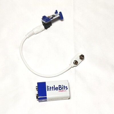 LittleBits Electronics A1 9V battery & Cable & P1 Power Module Switch