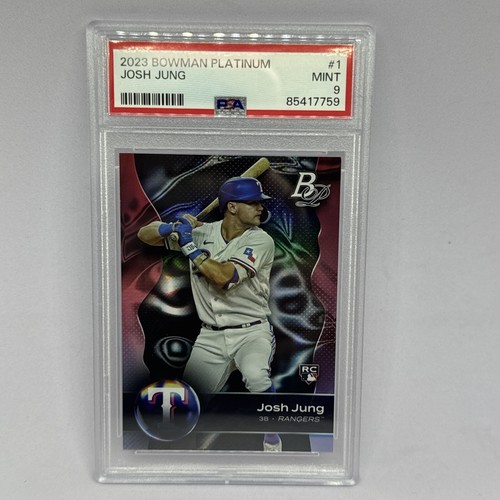 Josh Jung bowman 1st 25枚限定　PSA10 2024 Topps Sterling Sterling Swings Autograph Relics Josh