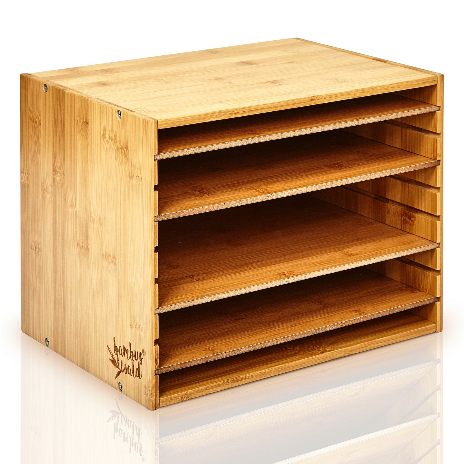 bambuswald© DIN A4 Dokumenten Ablage Organizer Schreibtisch Briefablage