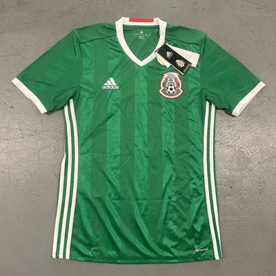 adidas mexico national team home football soccer jersey mens size medium 256423919545
