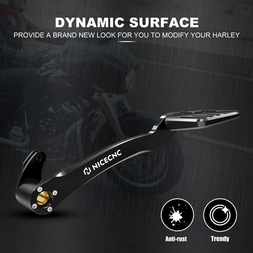 CNC Rear Brake Lever Pedal Kit For Harley Street Glide FLHX Special FLHXS 14-23