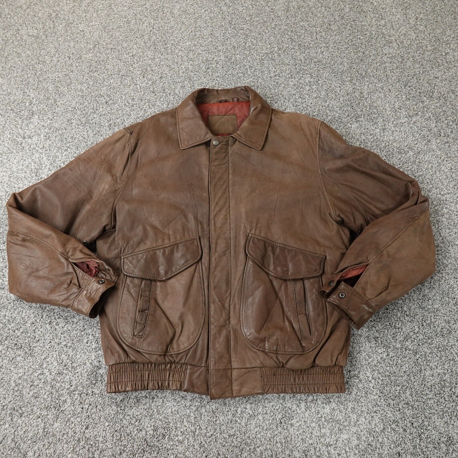 VINTAGE Hunt Club Jacket Mens Large Tall LT Brown Tan VINTAGE Hunt Club Jacket Mens Large Tall LT Brown Tan