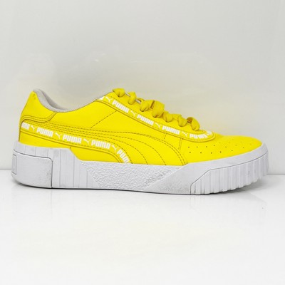 Кроссовки Puma Boys Cali Taping 373066-06 Желтая Повседневная Обувь Размер 5.5C