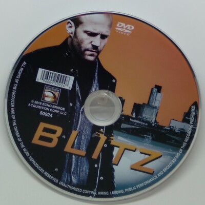Blitz (DVD, 2011, Widescreen) DISC ONLY SHIPS FREE Jason Statham