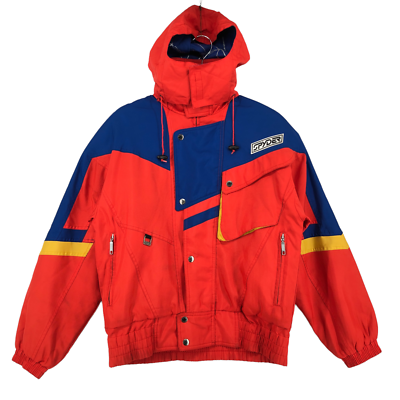 Vintage Spyder Hommes Impermeable a Capuche Veste Ski Manteau TAILLE S