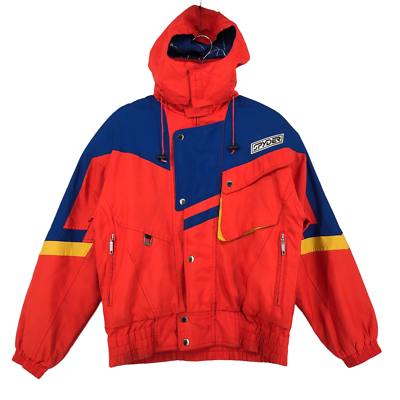 Vintage Spyder Hommes Imperméable à Capuche Veste Ski Manteau