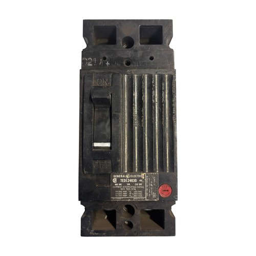 GE TED124030 30A 2-Pole 480V Circuit Breaker General Electric TED 30 Amp