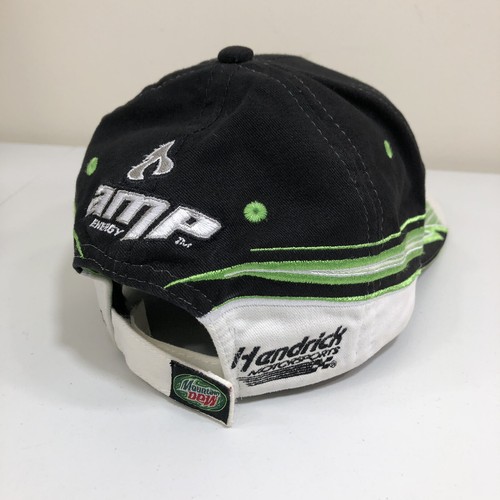 Dale Earnhardt Jr 88 Black Neon Green OSFA Hat Men's NASCAR Racing Adjustable