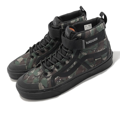 

Мужская повседневная обувь Vans x RÆBURN Sk8-HI GTX VR3 Gore-Tex Green Camo VN0A4BVKC, Зеленый, Sk8-hi Gtx Vr3