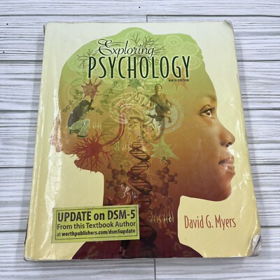 Exploring Psychology Paper Paperback David G. Myers Ninth Edition