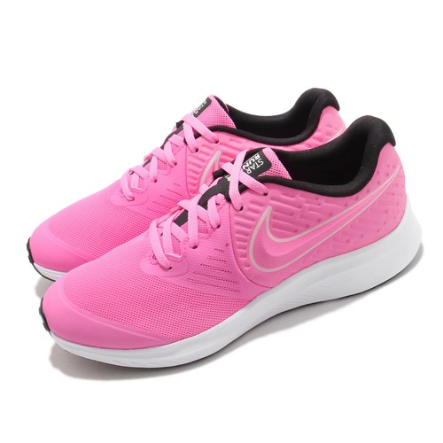 

Nike Star Runner 2 GS Pink White Kids Junior Спортивная обувь для бега для девочек AQ3542-603, Розовый, Star Runner 2 Gs