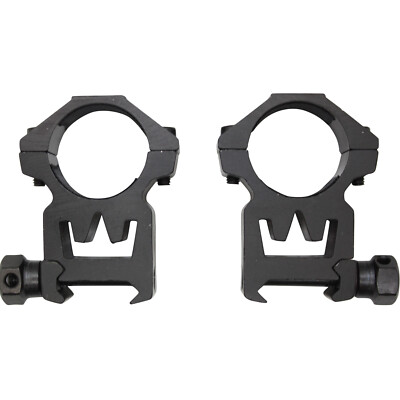 SAS 1'' Weaver/ Picatinny 7/8'' Rail 1'' Height Scope Rings - 2 Rings