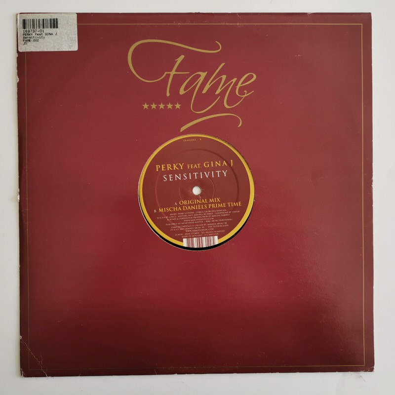 Perky Feat. Gina J â Sensitivity - Fame Recordings - Vinyle, 12