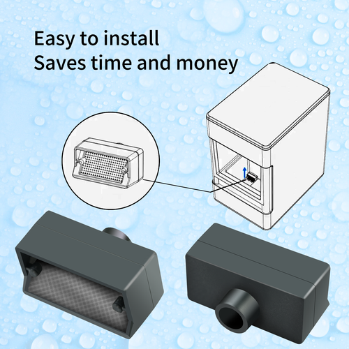 For GE Profile Opal 2.0 1.0 Filter Piece ASM Gray Replacement Part