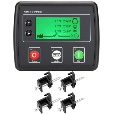Eujgoov Auto Mains Failure Control Module Generator Controller Self-Starting ...