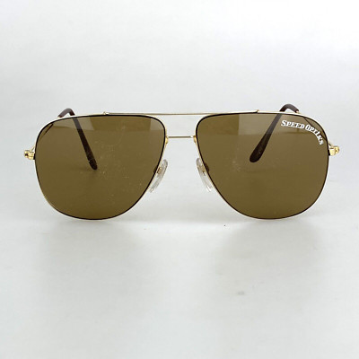 Speed Optiks Sunglasses Aviator Gold Wire Oversized Shades