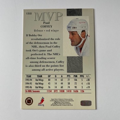 1996 Upper Deck Collector's Choice MVP #UD28 Paul Coffey
