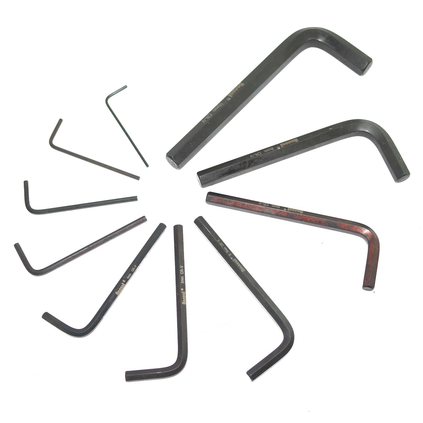 Fits Royal Enfield Bullet Classic Workshop tool Hex Key Set 10 Pc. 