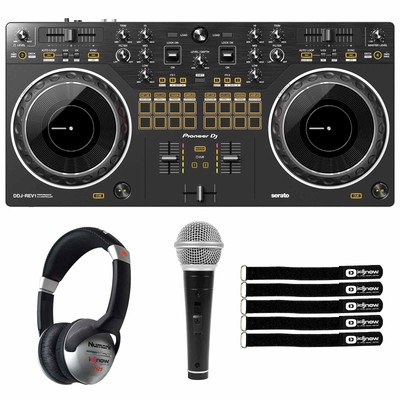 Pioneer DJ DDJ-REV1 Scratch Style 2-Channel Serato DJ Lite Controller w Mic