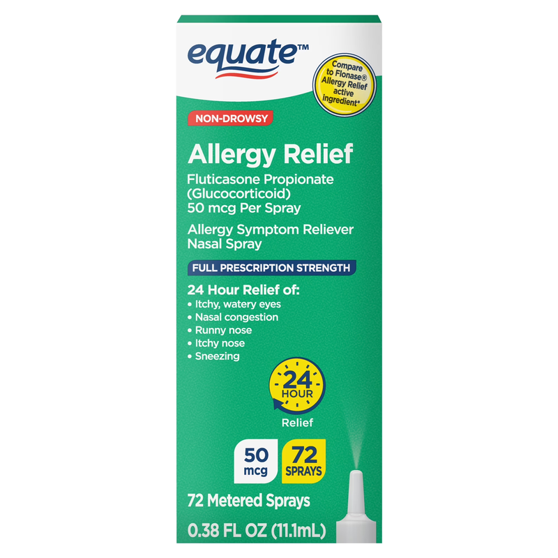 Fluticasone Propionate Nasal Allergy Relief Spray, 50 Mcg, Non-Drowsy