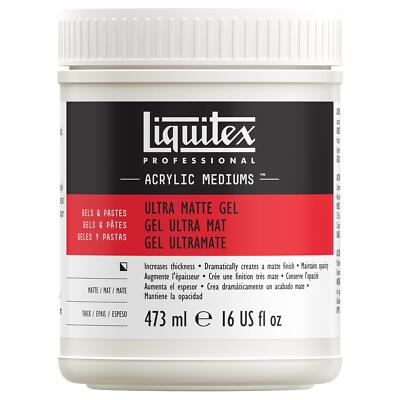 Professional Ultra Matte Gel Medium 473ml 16-oz