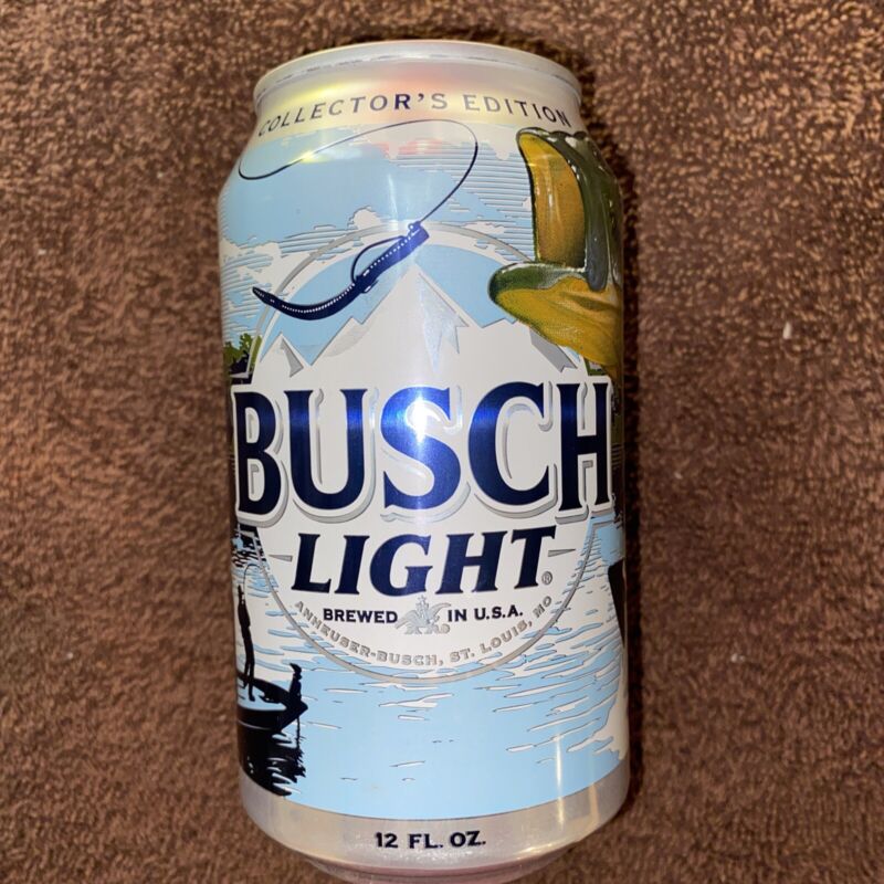2023 Busch Light Limited Edition Fishing Largemouth Bass Collector 12 oz Can
