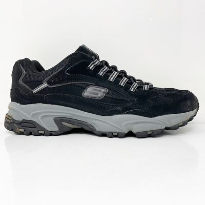 

Мужские кроссовки Skechers Stamina Woodmer 51919W черные повседневные кроссовки размер 10, Черный, Stamina Woodmer