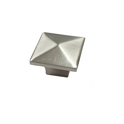Knob Pull Modern Square Kitchen/Bath Cabinet Door Drawer Decorative Hardware