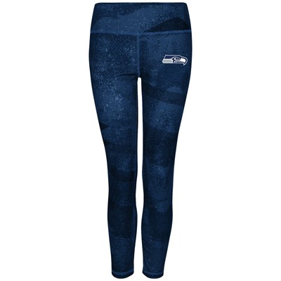 Женские леггинсы Seattle Seahawks Majestic Dynamic Effort, штаны для йоги