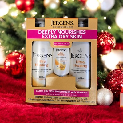 Jergens Ultra Healing Extra Dry Skin Moisturizer Her Gift Pack FREE SHIPPING